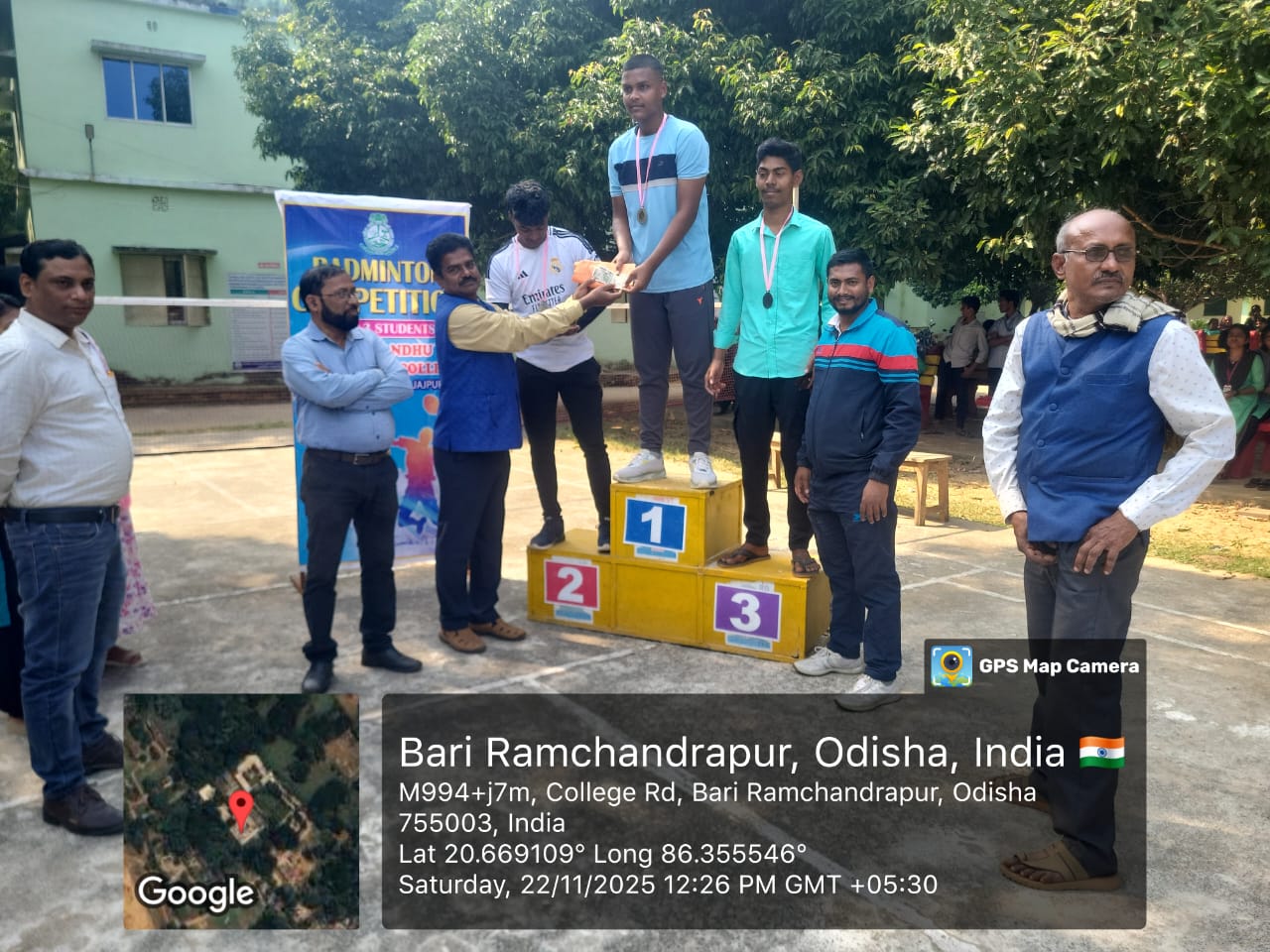 Winners of Badminton Competition